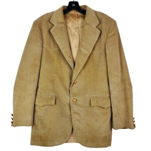 Vintage LEVI'S Jacket 38R Corduroy Blazer WESTERN WEAR Casual